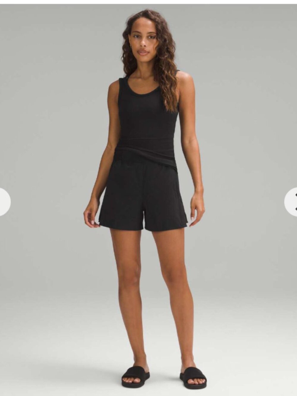 Lululemon Stretch Woven Relaxed Fit HR Short 4” Black